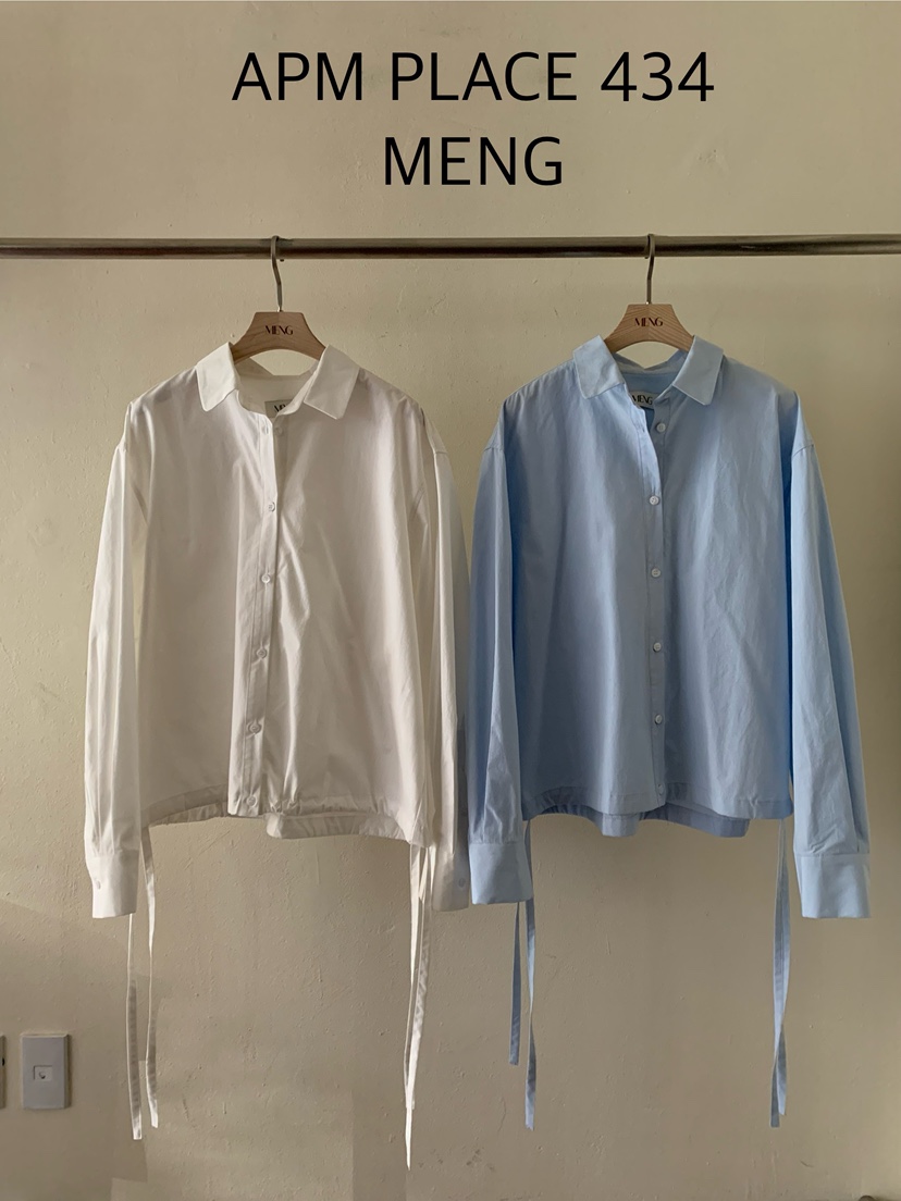 MENG直郵韓國代購女裝新品真品休閑職業推薦24秋冬襯衫蕾絲衫MENG襯衫/蕾絲衫