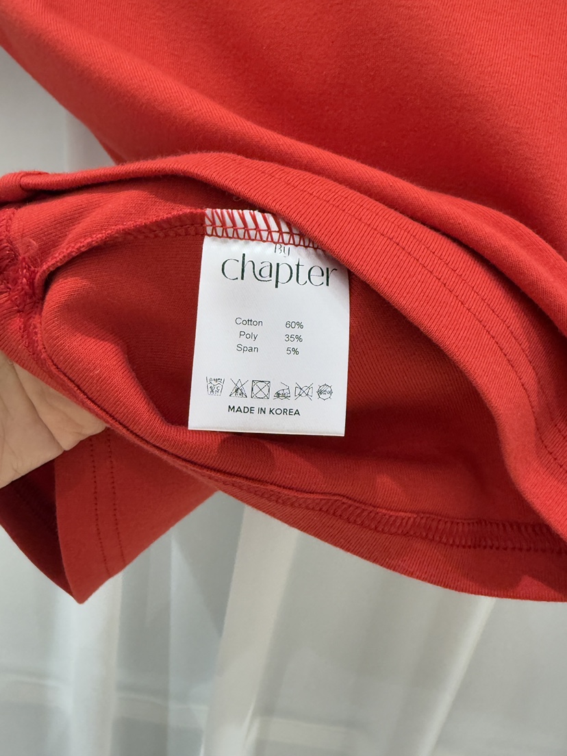 BY CHAPTER韓國直郵女裝新款人氣25春夏推薦時尚職業T恤柔軟ChapterT恤