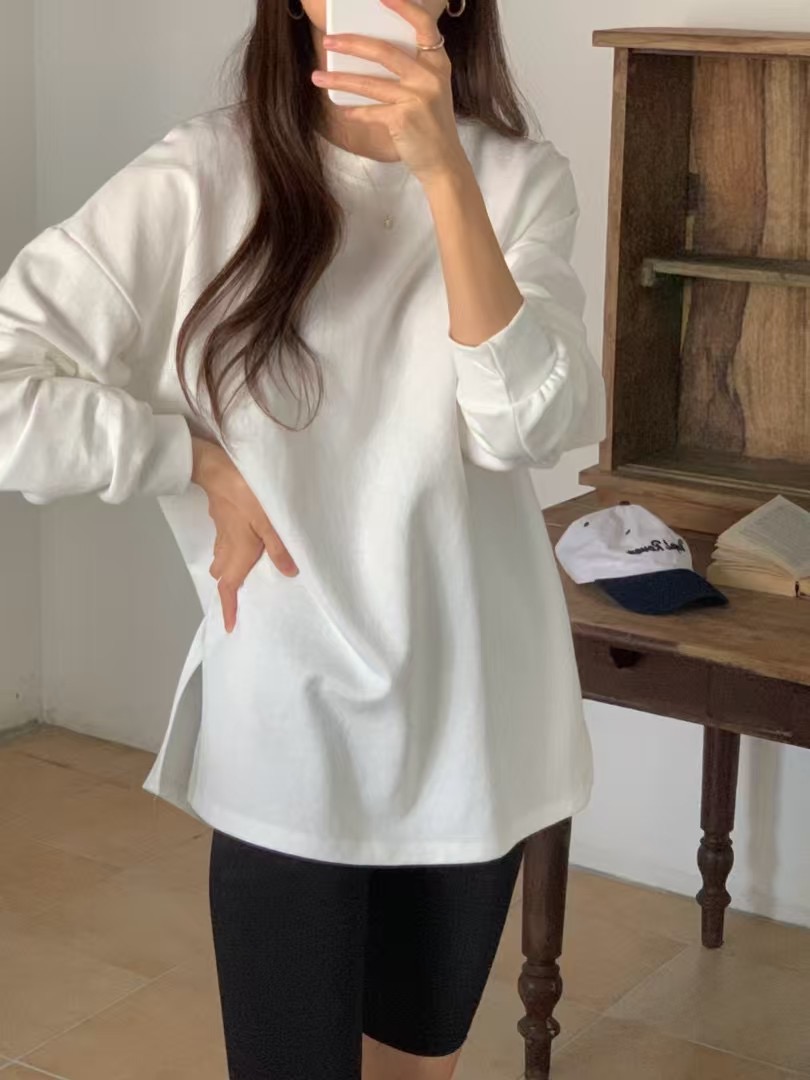 CHOCOLATE-초콜렛-T東大門代購女裝新品25春夏職業推薦衛衣CHOCOLATE衛衣