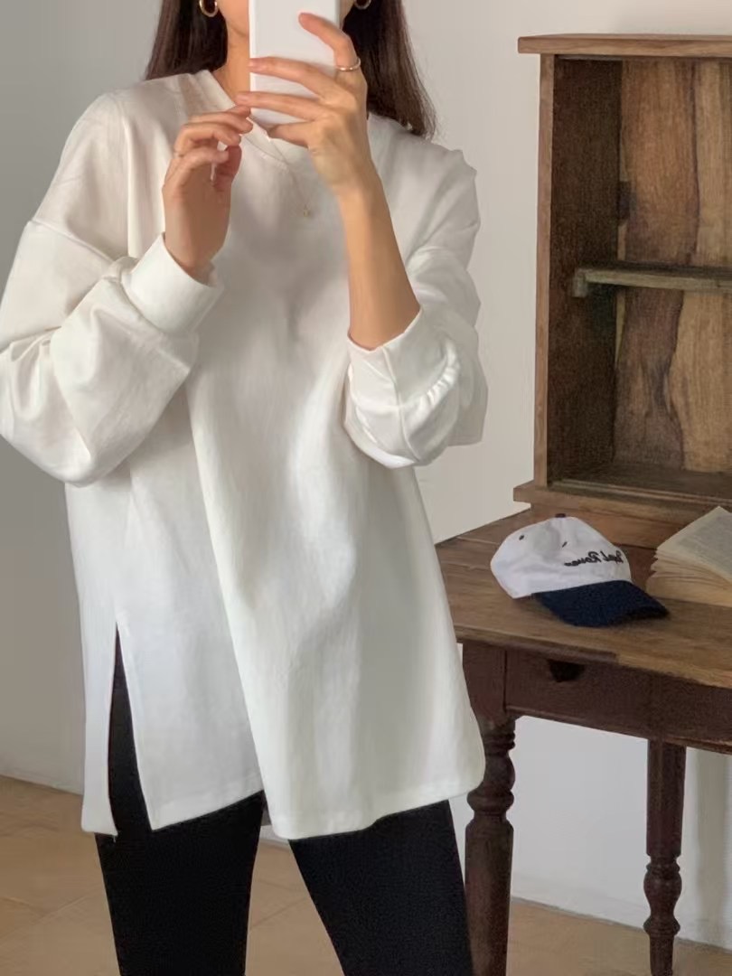 CHOCOLATE-초콜렛-T東大門代購女裝新品25春夏職業推薦衛衣CHOCOLATE衛衣