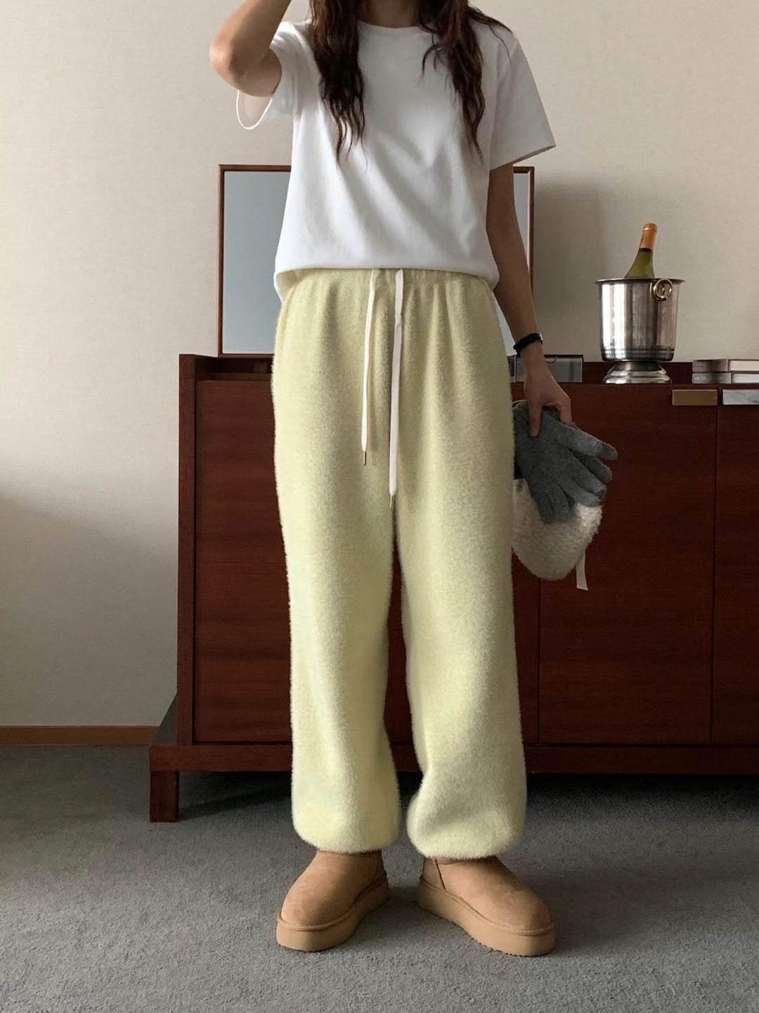 CHOCOLATE-초콜렛-T韓國代購女士新品25春夏休閑真品休閑褲CHOCOLATE休閑褲