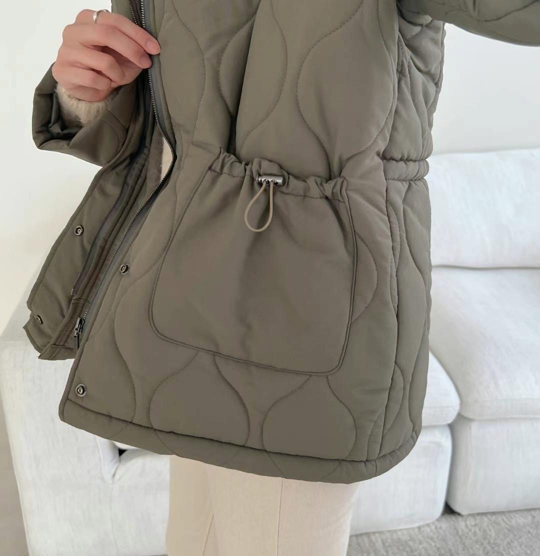 MU 뮤-T東大門實拍女士新品人氣真品職業休閑短款大衣毛皮MU 뮤-T短款大衣