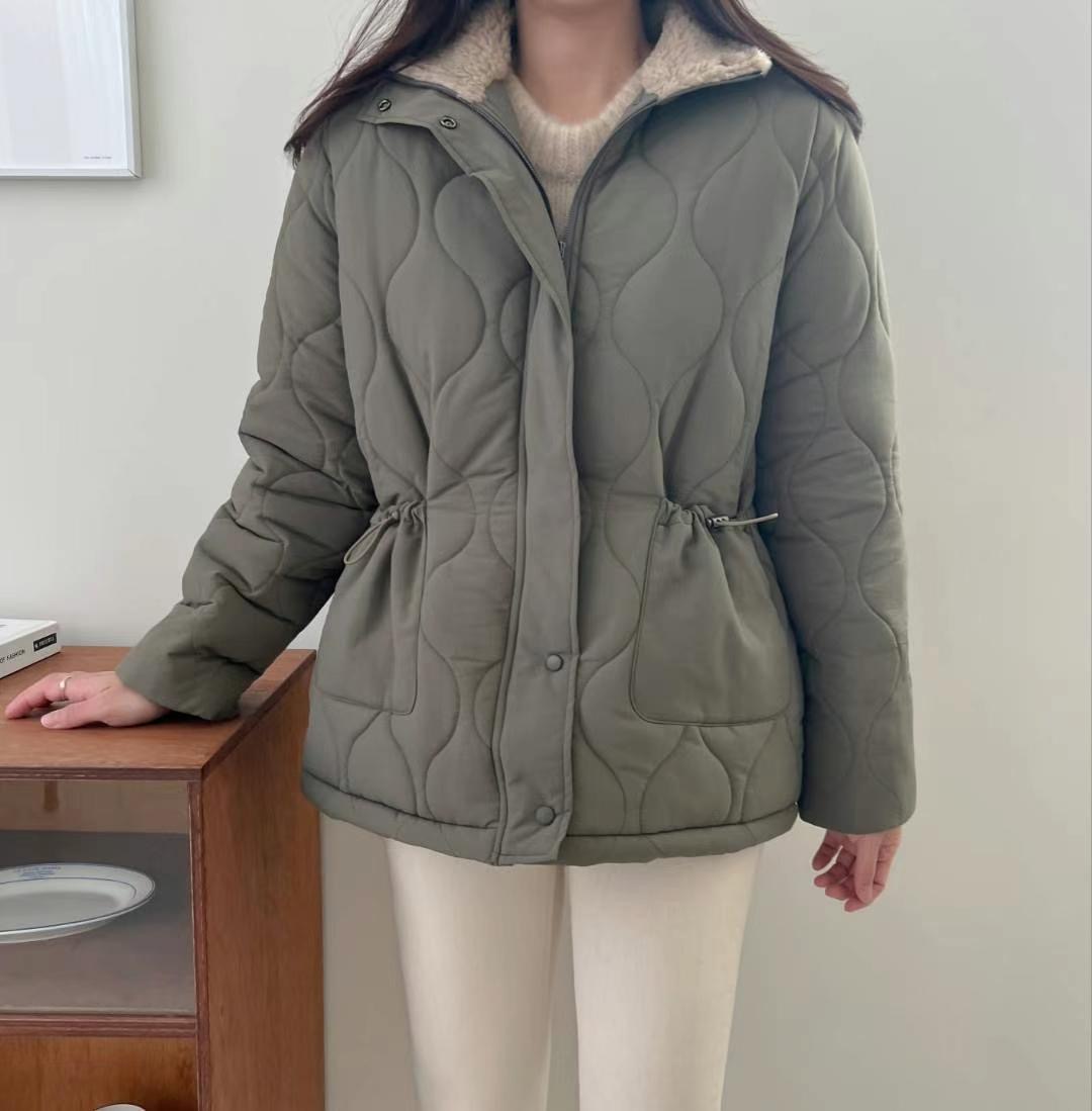 MU 뮤-T東大門實拍女士新品人氣真品職業休閑短款大衣毛皮MU 뮤-T短款大衣