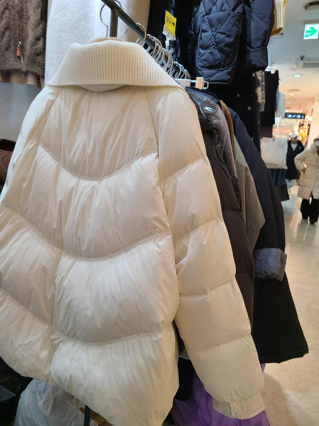 MU 뮤-T東大門直郵女裝新款時尚真品職業短款羽絨服填充鴨絨MU 뮤-T短款羽絨服