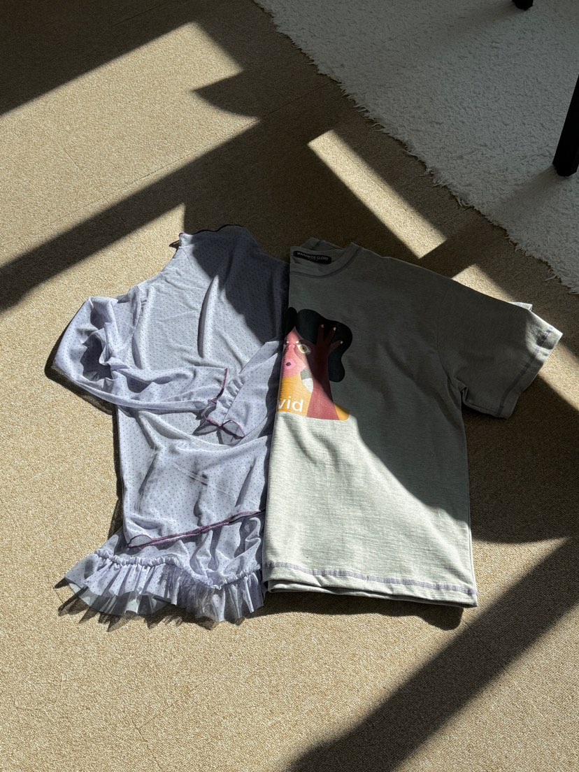 MAISONDEGLORY韓國直郵女士新款熱賣25春夏休閑推薦時尚T恤MAISON DE GLORYT恤