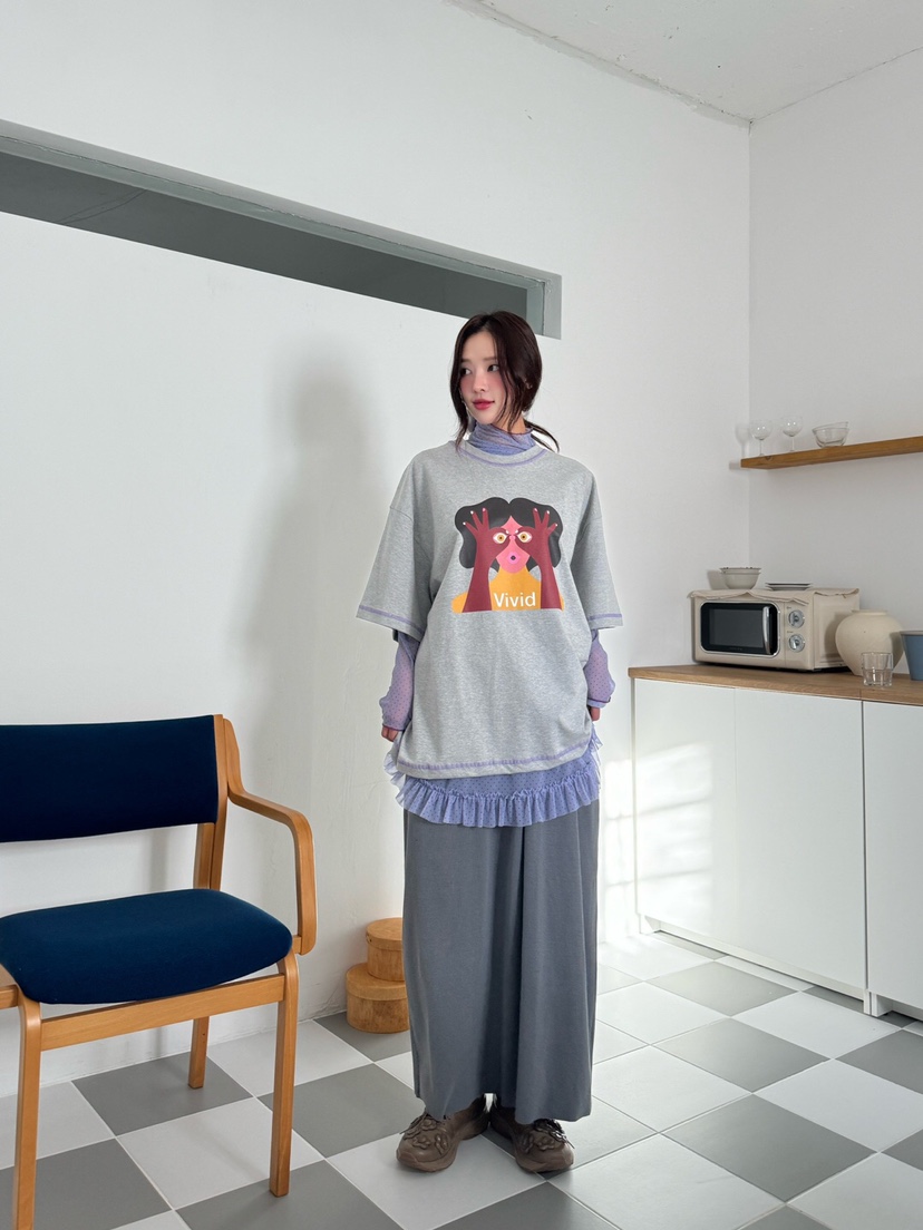 MAISONDEGLORY韓國代購女士新款推薦休閑熱賣真品時尚長袖T恤MAISON DE GLORY長袖T恤