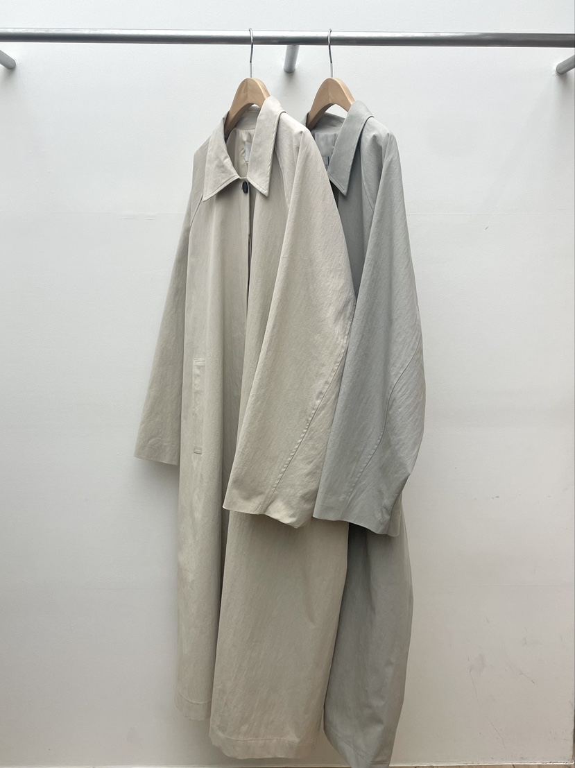 COMETE韓國代購女士新品25春夏時尚人氣職業真品熱賣長款風衣COMETE長款風衣