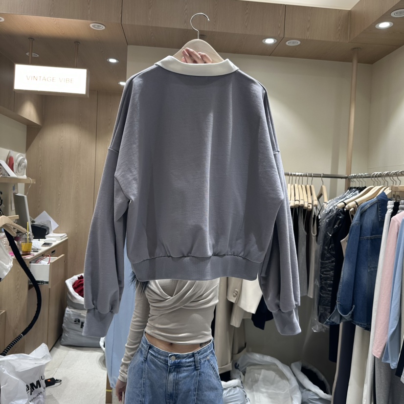 VINTAGE VIBE東大門代購女士新款真品熱賣25春夏時尚衛衣春款VINTAGE VIBE衛衣