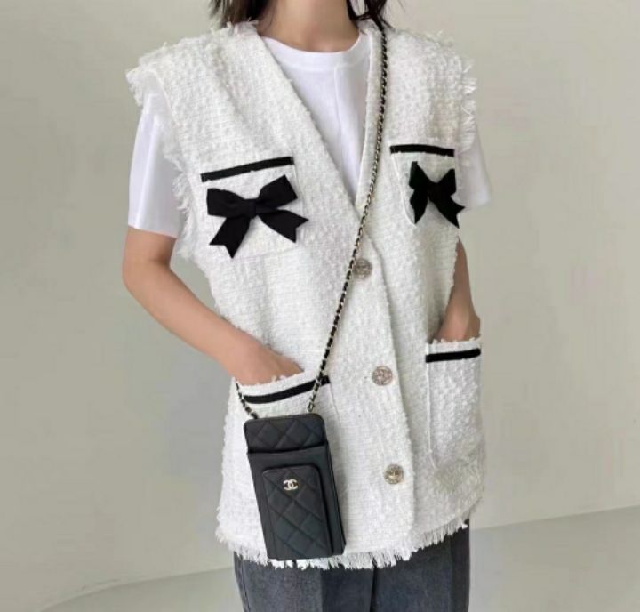 BLING BLING-S東大門實拍女裝新品推薦真品人氣休閑25春夏馬甲BLING BLING-S馬甲