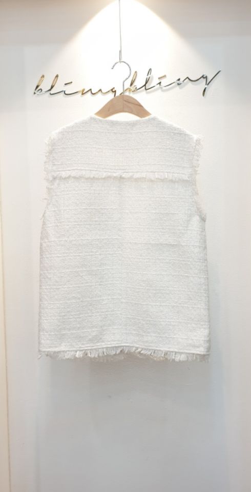 BLING BLING-S東大門實拍女裝新品推薦真品人氣休閑25春夏馬甲BLING BLING-S馬甲