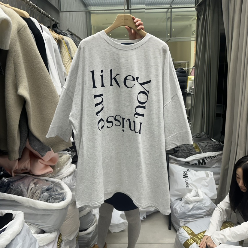 TOPQUEEN韓國代購女士新品真品職業時尚休閑人氣推薦T恤春款UOOVT恤圖色3