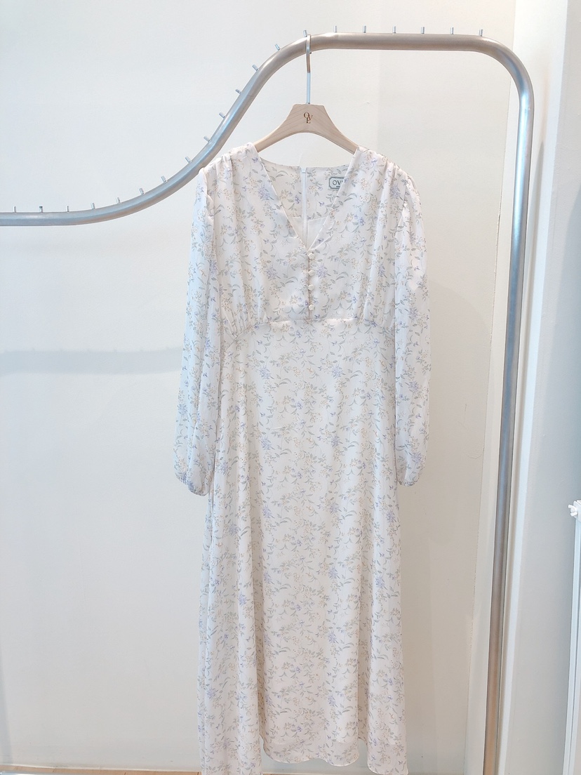 OVE東大門實拍女士新品25春夏時尚推薦人氣真品休閑連衣裙柔軟OVE連衣裙