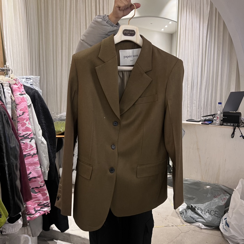 PAPERMOON東大門代購女士新款職業真品時尚休閑推薦夾克春款paper moon夾克圖色2