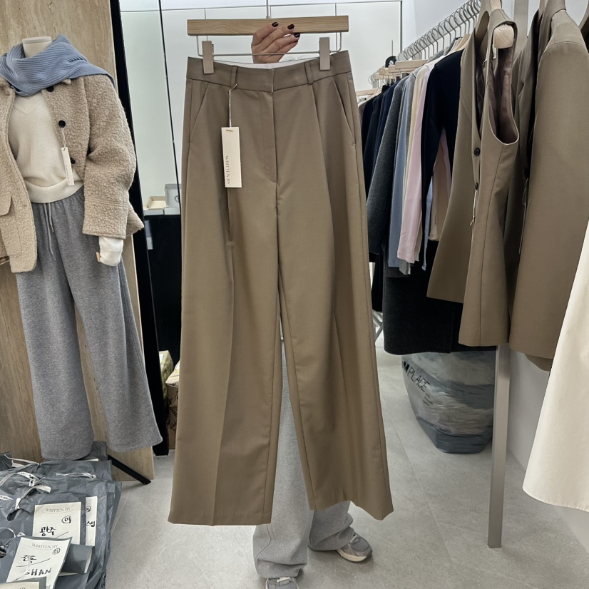 WRITTEN BY東大門實拍女士新品推薦熱賣休閑時尚休閑褲春款WRITTEN BY休閑褲圖色1