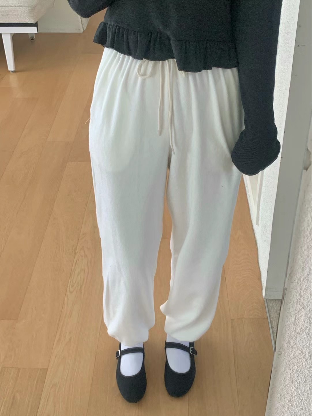 AGATHE東大門代購女士新款推薦人氣25春夏熱賣時尚休閑休閑褲AGATHE休閑褲圖色2