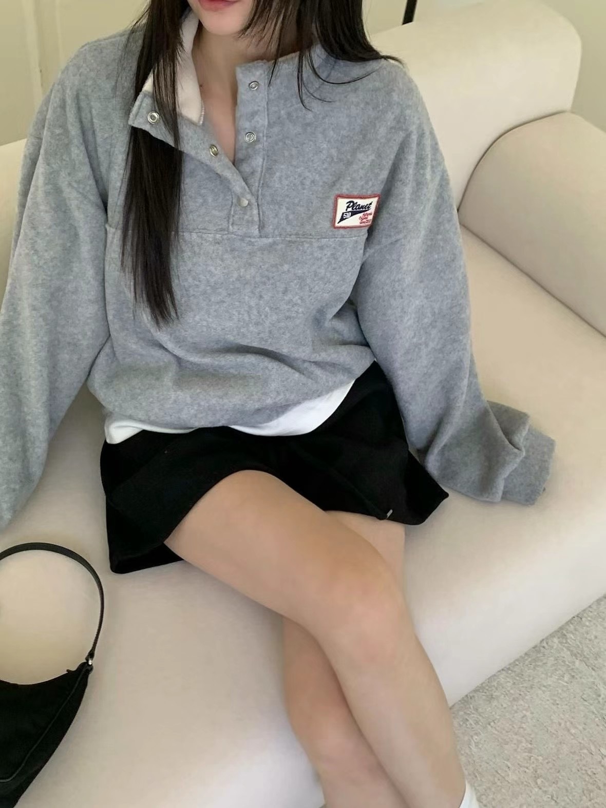 AGATHE東大門直郵女士新品真品時尚25春夏熱賣推薦衛衣羊毛AGATHE衛衣圖色2
