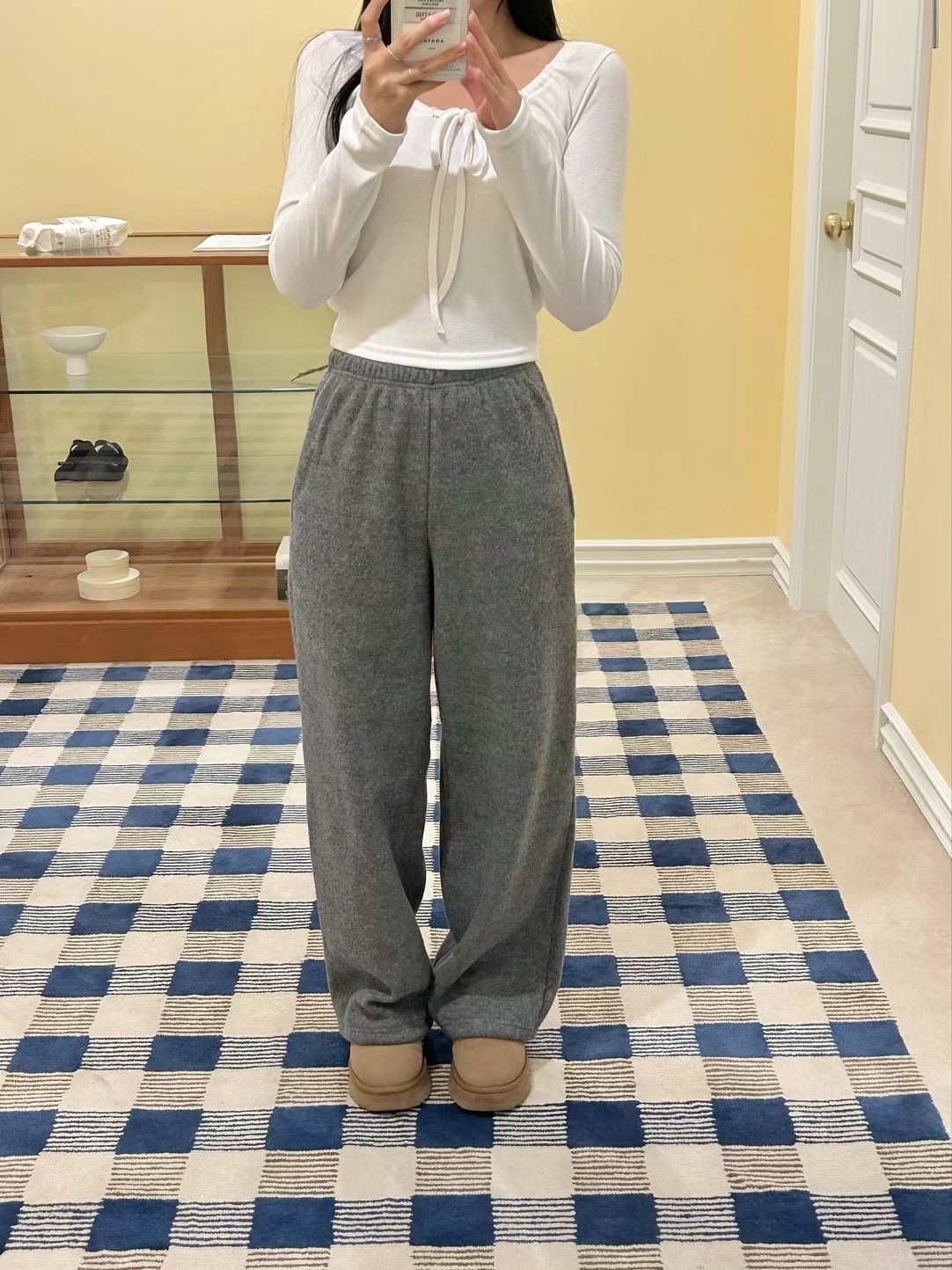 AGATHE東大門實拍女裝新款人氣25春夏推薦職業熱賣真品休閑褲AGATHE休閑褲