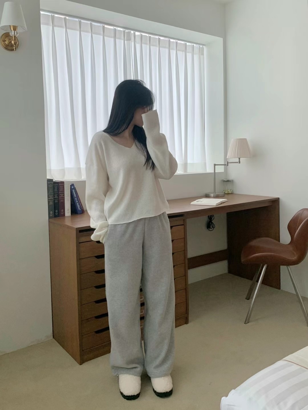 AGATHE東大門實拍女裝新款人氣25春夏推薦職業熱賣真品休閑褲AGATHE休閑褲