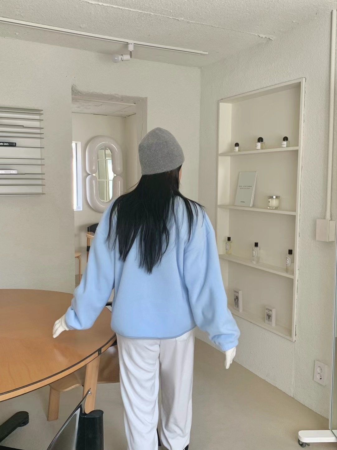 AGATHE東大門代購女裝新品人氣熱賣推薦時尚真品衛衣抓絨拉鏈AGATHE衛衣