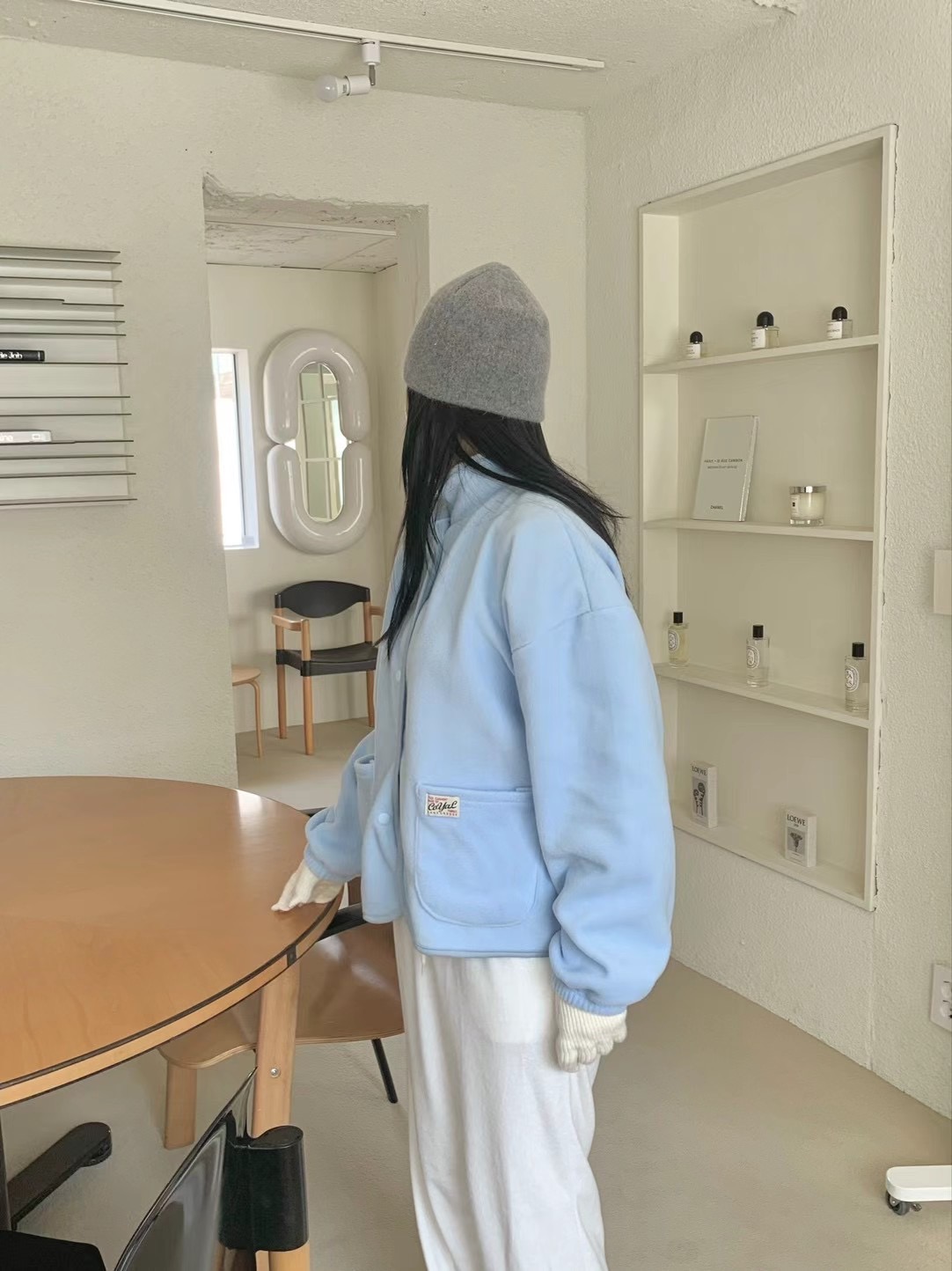AGATHE東大門代購女裝新品人氣熱賣推薦時尚真品衛衣抓絨拉鏈AGATHE衛衣
