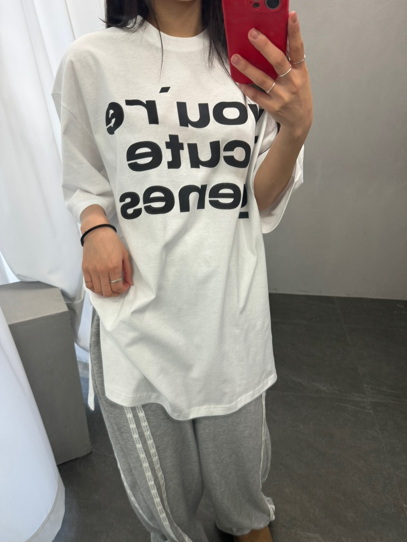 UNA/THE MAY韓國直郵女裝新品真品25春夏25春季T恤可愛的THEMAY/UNAT恤