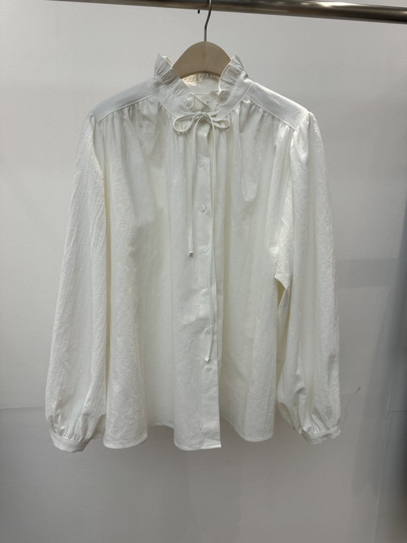ANIMA韓國直郵東大門代購女裝新款真品職業25春夏襯衫蕾絲衫RIETTE襯衫/蕾絲衫