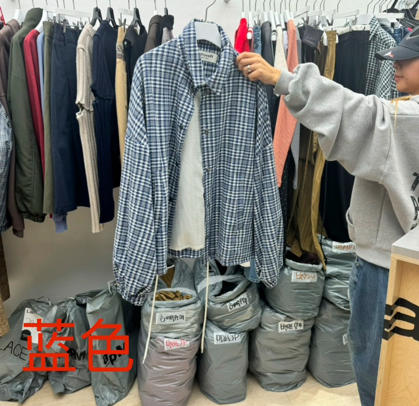 Lay oveR韓國直郵女裝新品熱賣人氣時尚職業襯衫蕾絲衫春款E/E/E襯衫/蕾絲衫
