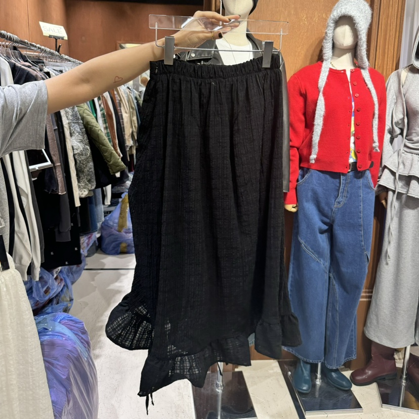 AMOUR直郵韓國代購女裝新款真品推薦休閑熱賣25春季長裙春款AMOUR長裙