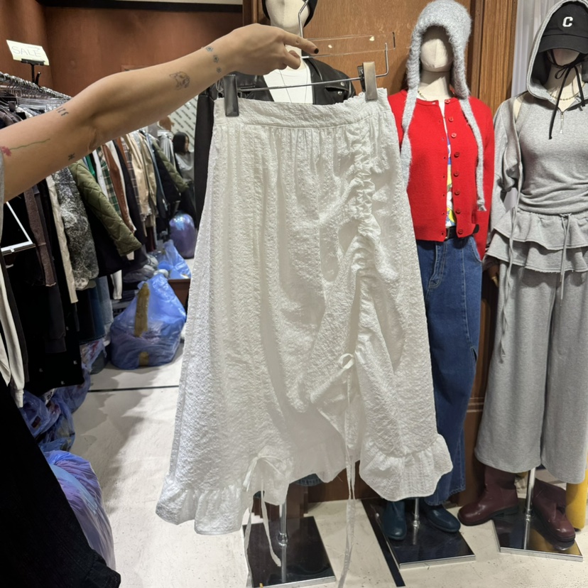 AMOUR直郵韓國代購女裝新款真品推薦休閑熱賣25春季長裙春款AMOUR長裙圖色1