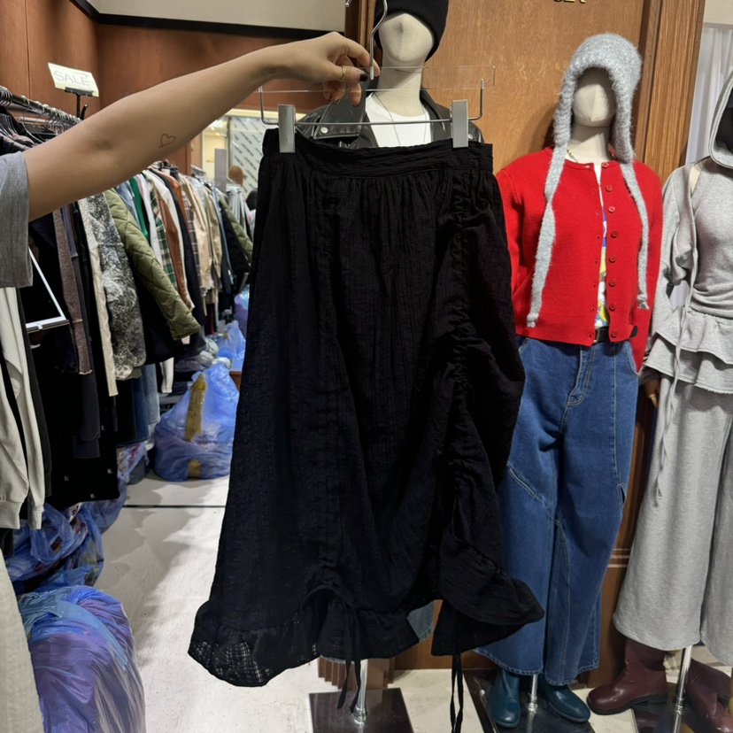 AMOUR直郵韓國代購女裝新款真品推薦休閑熱賣25春季長裙春款AMOUR長裙圖色2