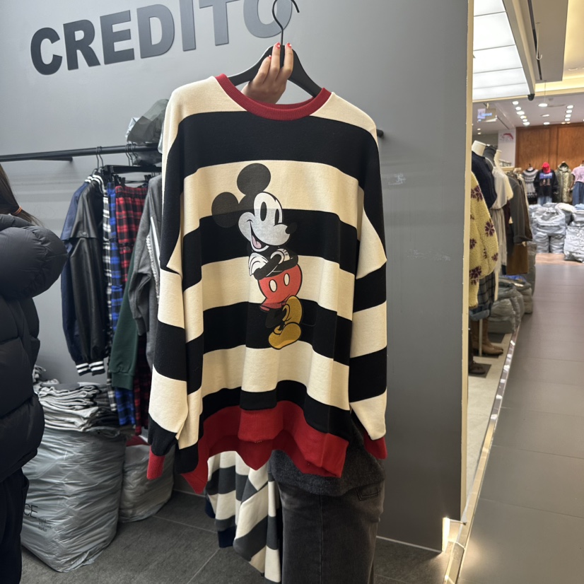 CREDITO韓國直郵女裝新品推薦25春季25春夏休閑熱賣衛衣春款CREDITO衛衣圖色2