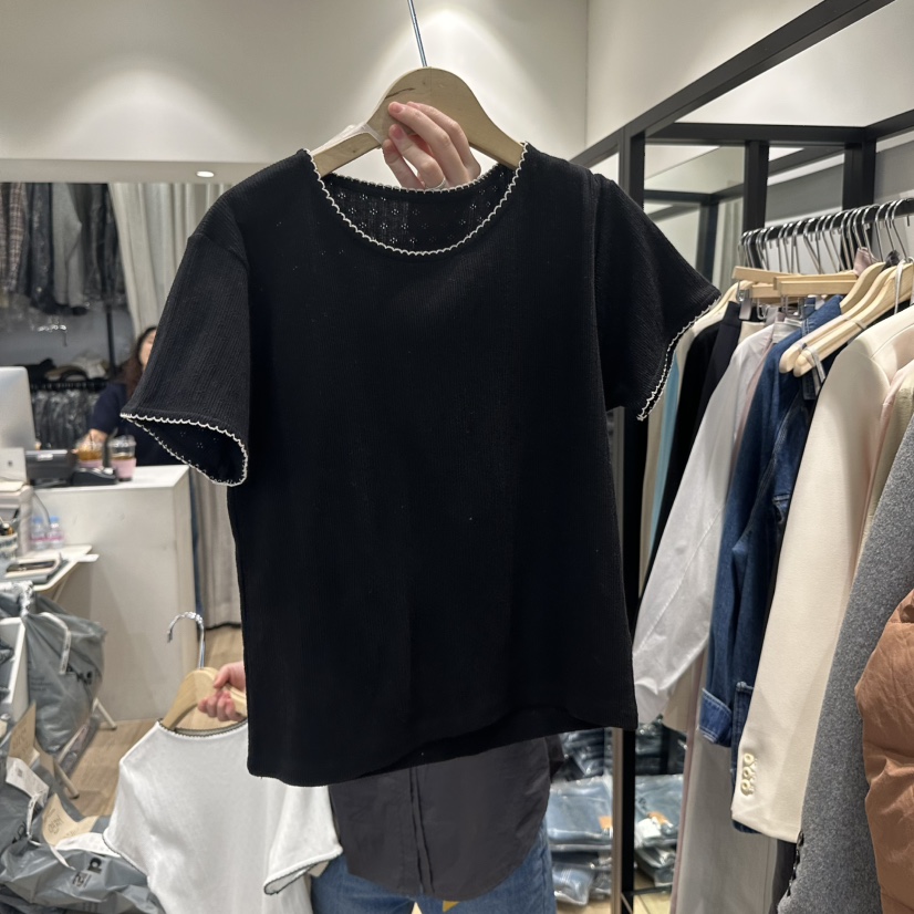 BRUNI/RICOTTA韓國直郵女裝新品人氣職業25春夏休閑T恤春款BRUNI/RICOTTAT恤圖色3