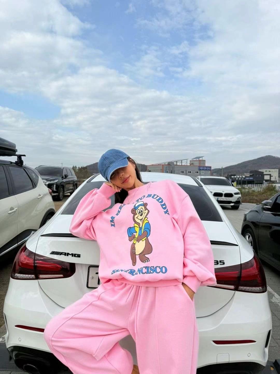 BCLOTHES-비클로스-T韓國直郵東大門代購女裝新品休閑衛衣BCLOTHES衛衣圖色4
