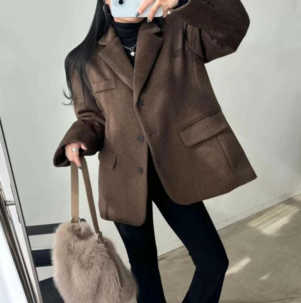 BLACK LADY韓國直郵東大門實拍女裝新款職業熱賣休閑真品夾克BLACK LADY夾克圖色2