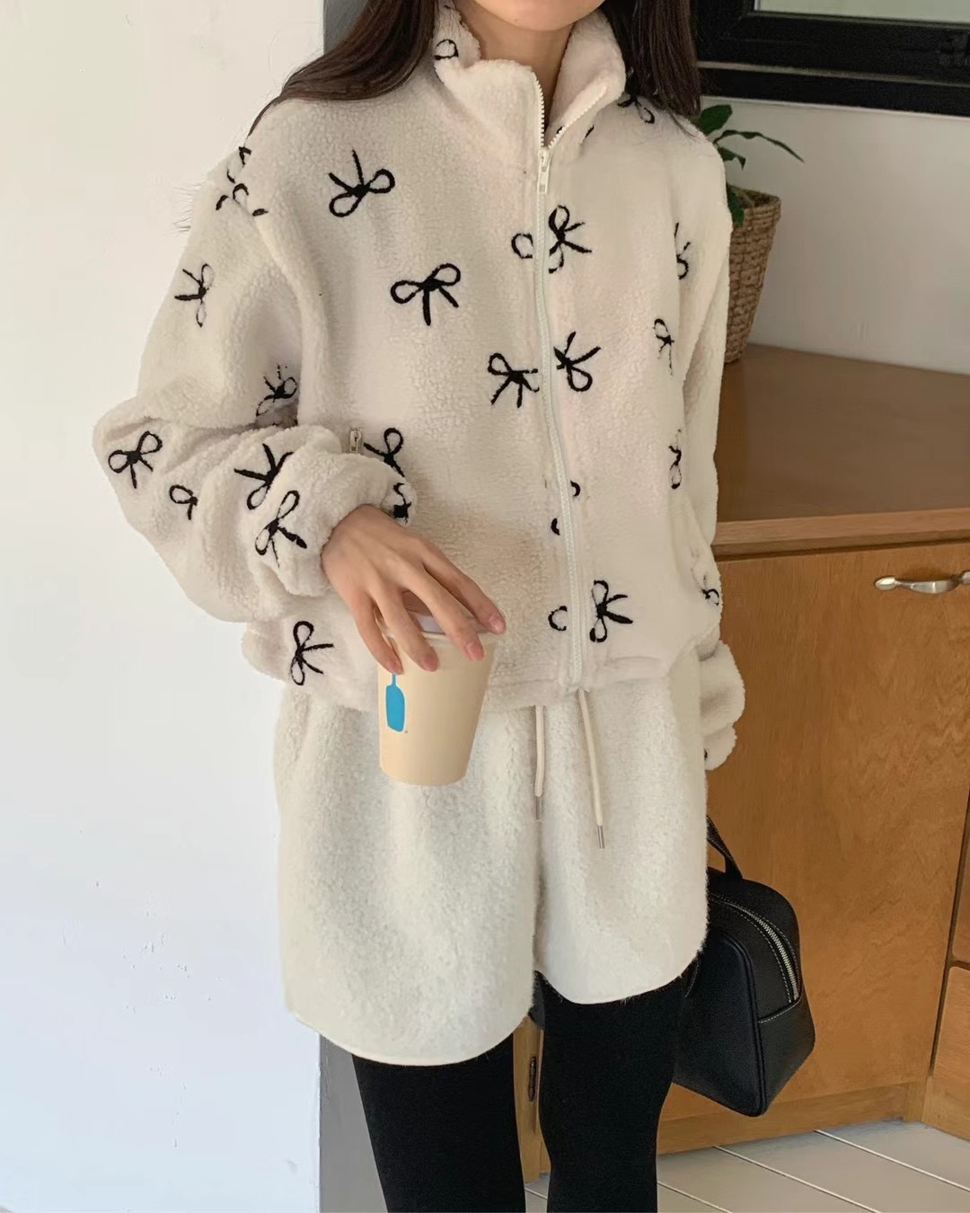 JUNO韓國直郵東大門代購女裝新品真品人氣推薦時尚短款大衣JUNO短款大衣
