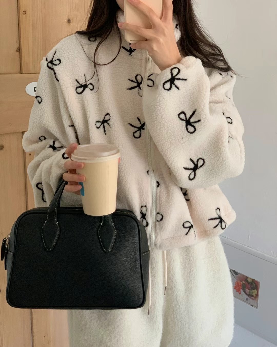 JUNO韓國直郵東大門代購女裝新品真品人氣推薦時尚短款大衣JUNO短款大衣