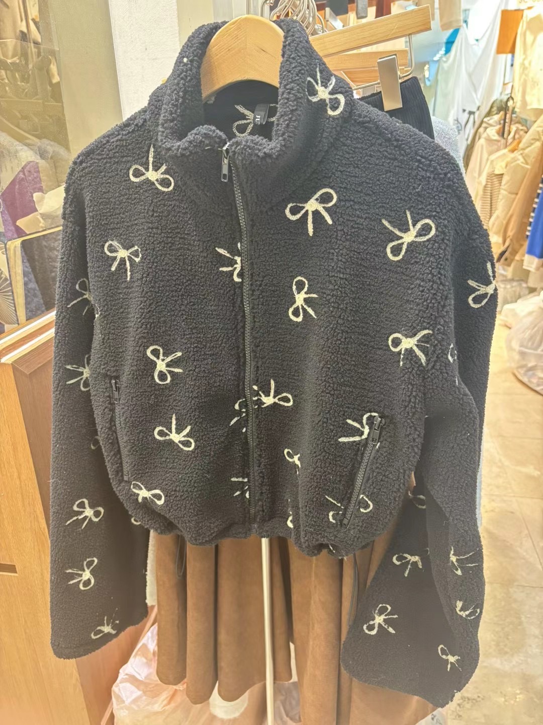 JUNO韓國直郵東大門代購女裝新品真品人氣推薦時尚短款大衣JUNO短款大衣圖色3