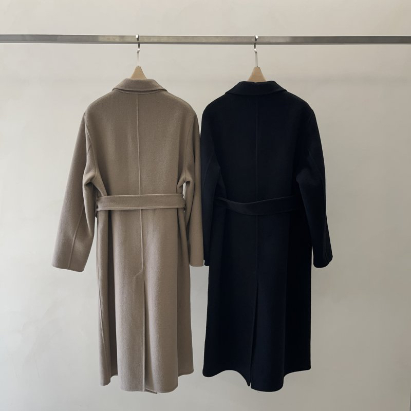 COMELY韓國直郵女士新款休閑職業25春夏中長款大衣包含腰帶手工COMELY中長款大衣