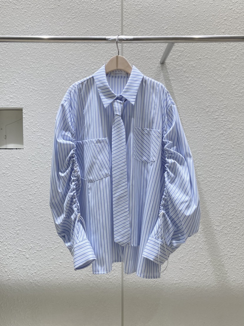 PLAYBUTTON-P東大門代購女裝新品25春夏真品人氣襯衫蕾絲衫PLAYBUTTON襯衫/蕾絲衫