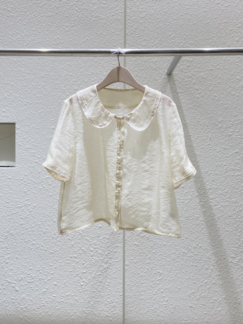 PLAYBUTTON-P韓國直郵女士新品熱賣真品職業推薦襯衫蕾絲衫PLAYBUTTON襯衫/蕾絲衫圖色2