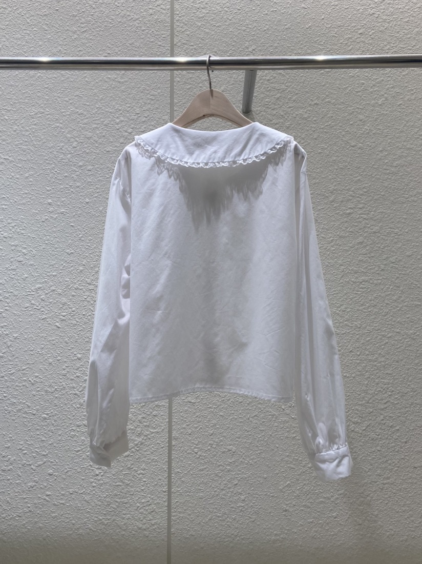 PLAYBUTTON-P韓國直郵女裝新品推薦職業休閑真品襯衫蕾絲衫PLAYBUTTON襯衫/蕾絲衫