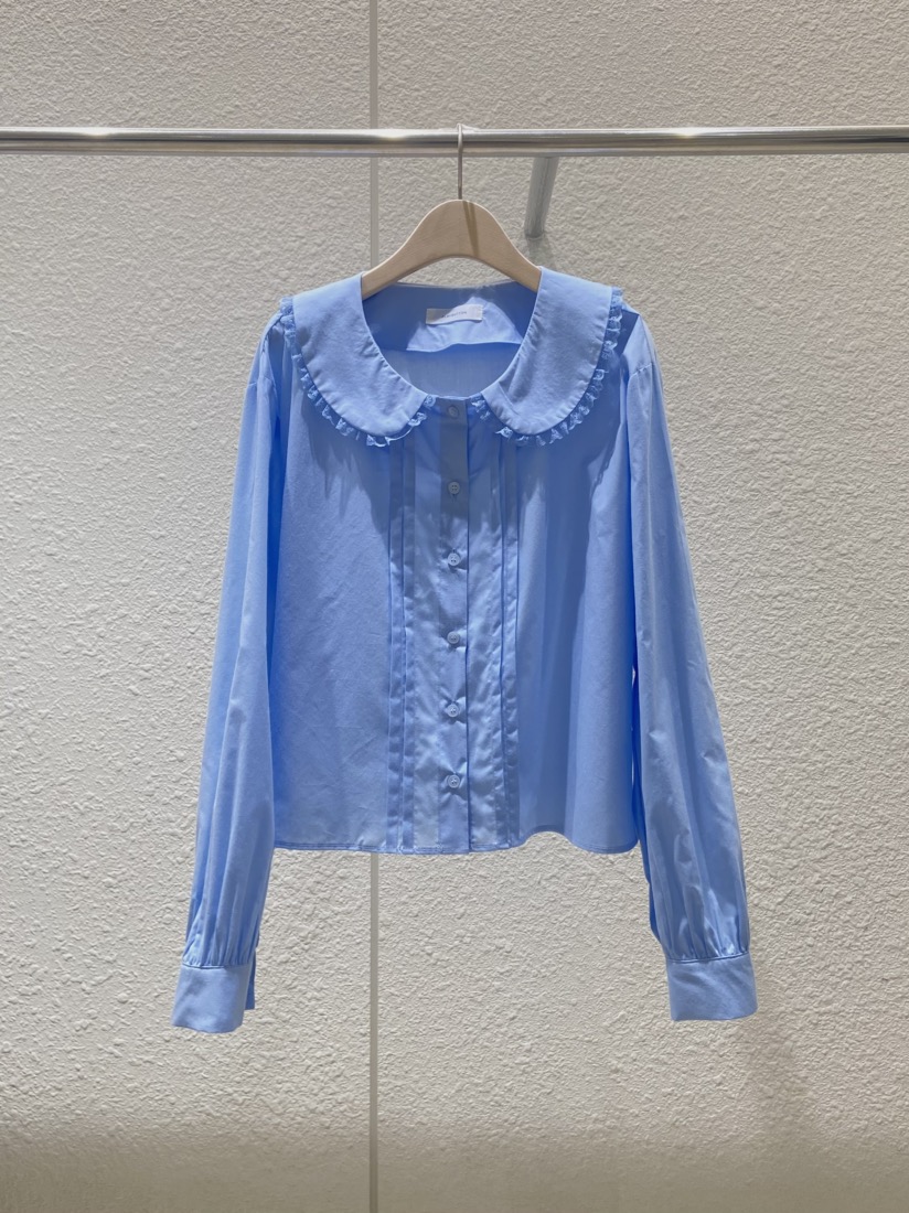 PLAYBUTTON-P韓國直郵女裝新品推薦職業休閑真品襯衫蕾絲衫PLAYBUTTON襯衫/蕾絲衫圖色1