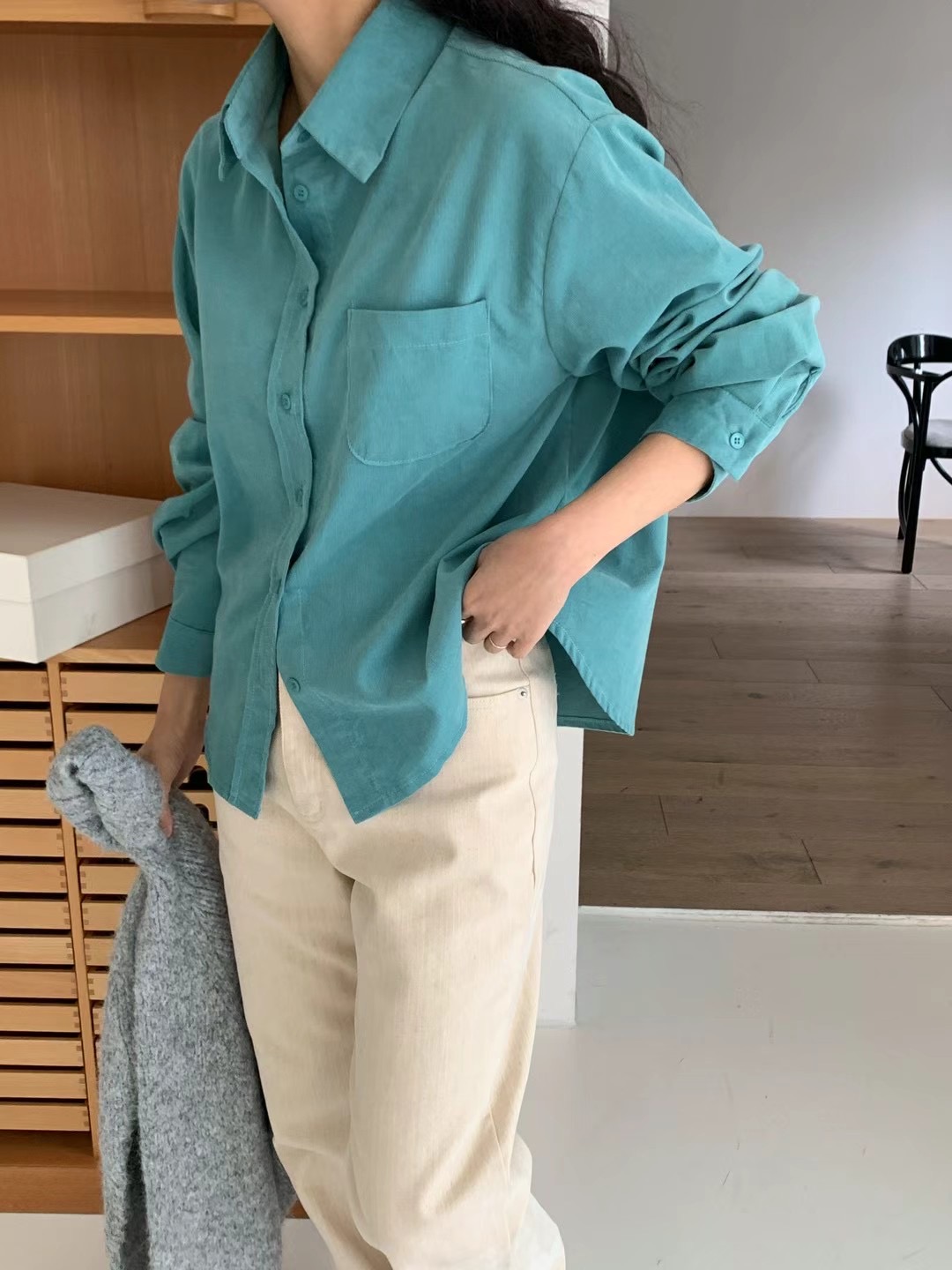 COMMA-콤마-T東大門實拍女裝新款時尚真品推薦襯衫蕾絲衫COMMA襯衫/蕾絲衫