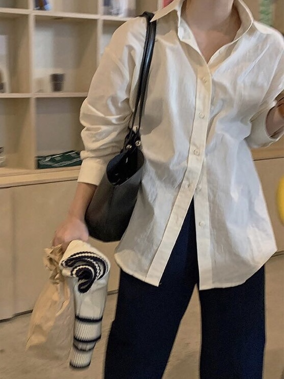 WOOD直郵韓國代購女裝新款休閑人氣熱賣25春夏推薦襯衫蕾絲衫WOOD襯衫/蕾絲衫