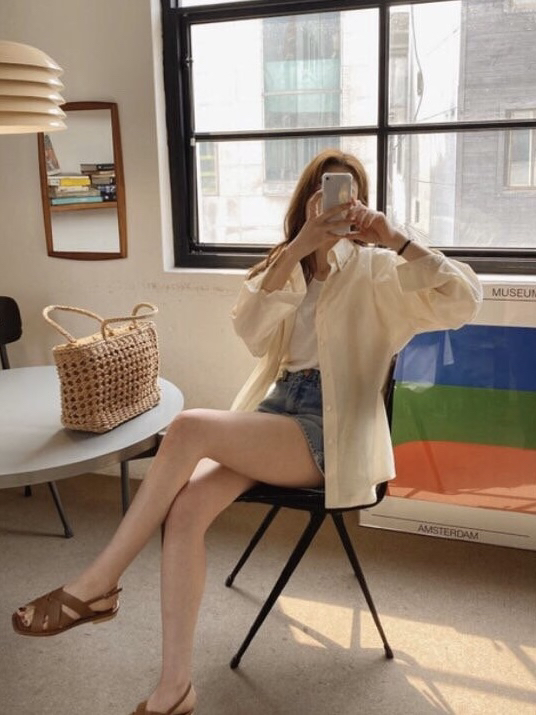 WOOD直郵韓國代購女裝新款休閑人氣熱賣25春夏推薦襯衫蕾絲衫WOOD襯衫/蕾絲衫