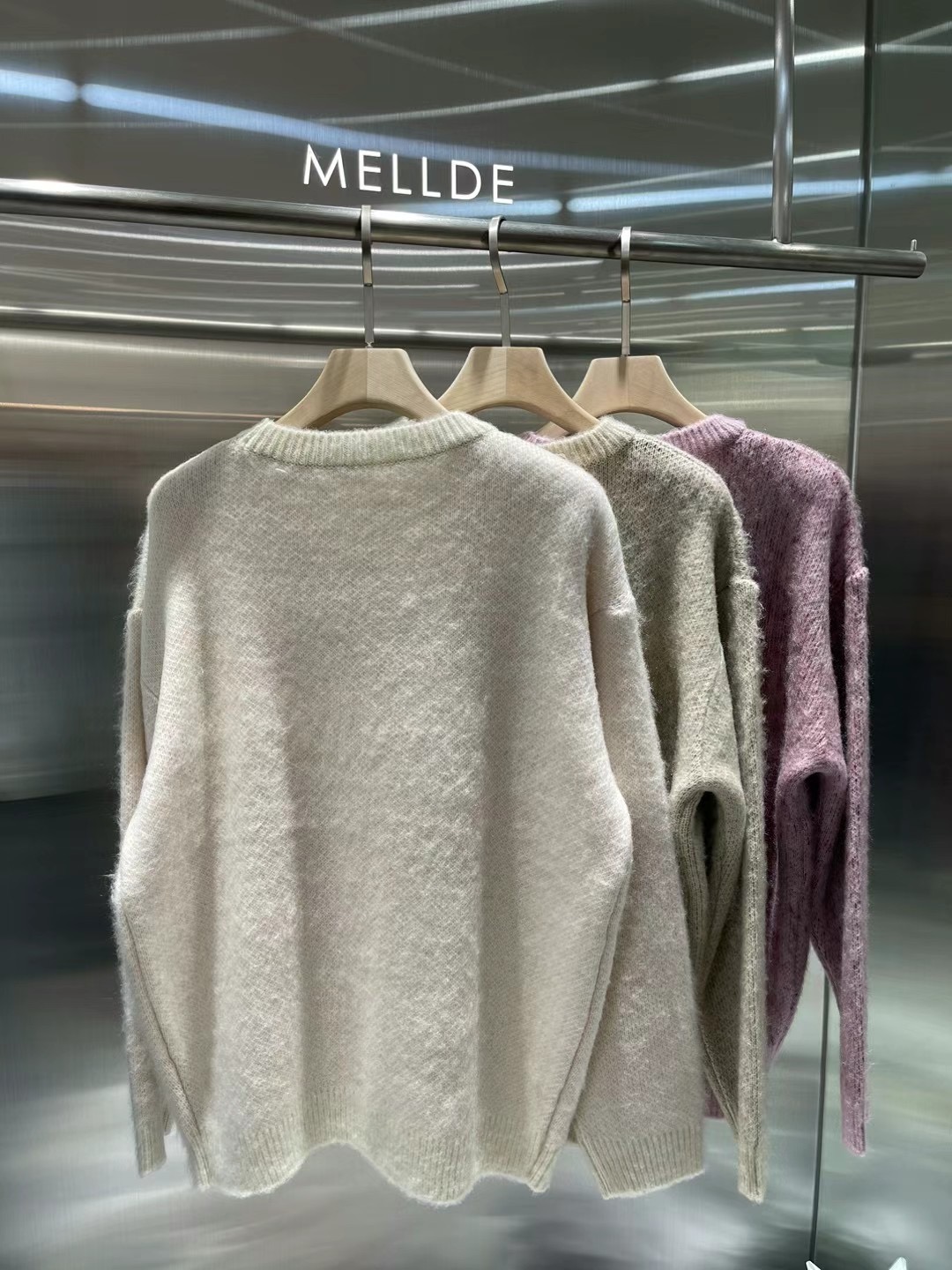 MELLDE東大門直郵女士新品熱賣時尚25春夏真品推薦職業毛衣MELLDE毛衣