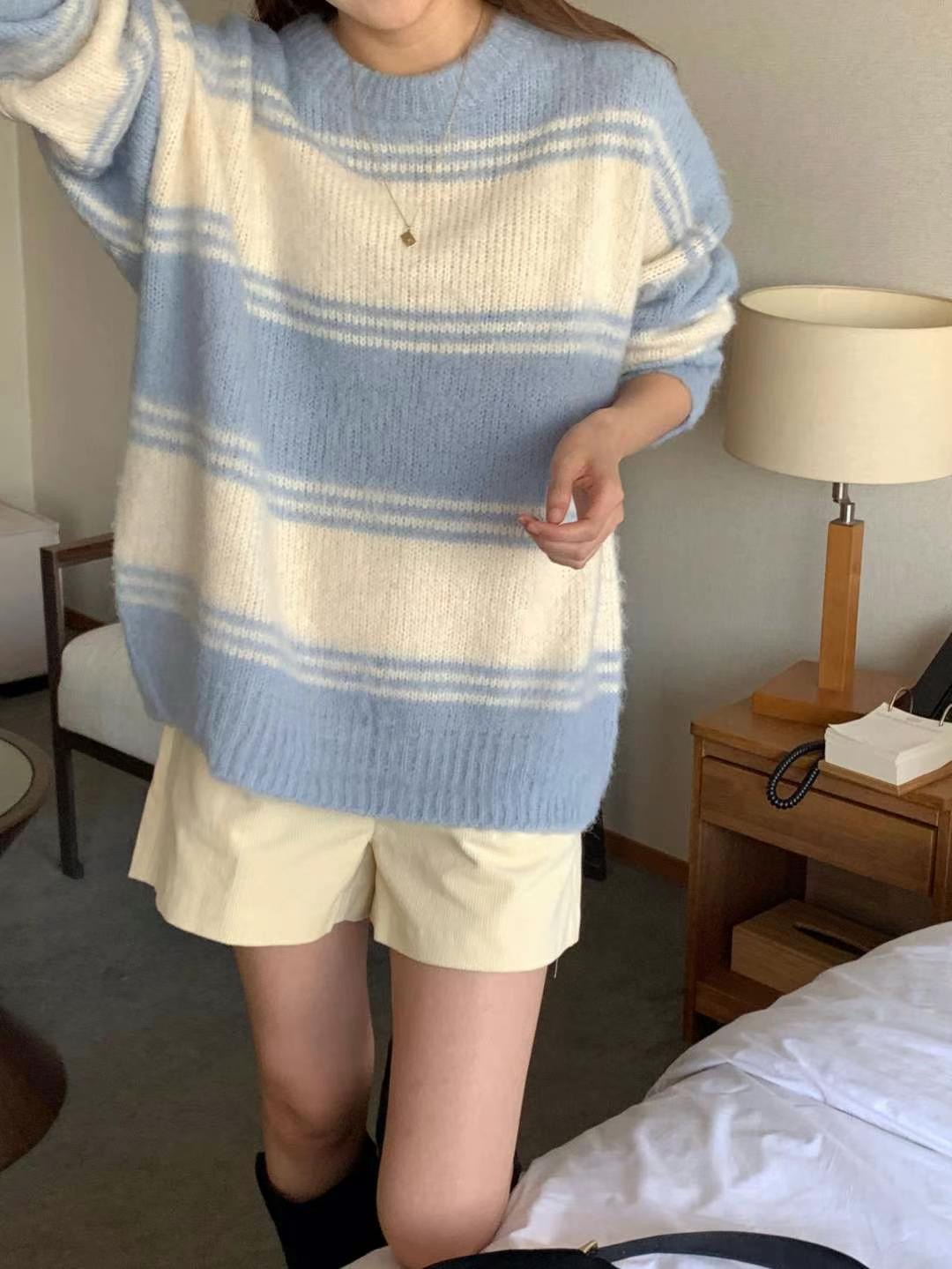 BABY SALON東大門代購女士新品25春夏真品時尚人氣職業針織衫BABY SALON針織衫