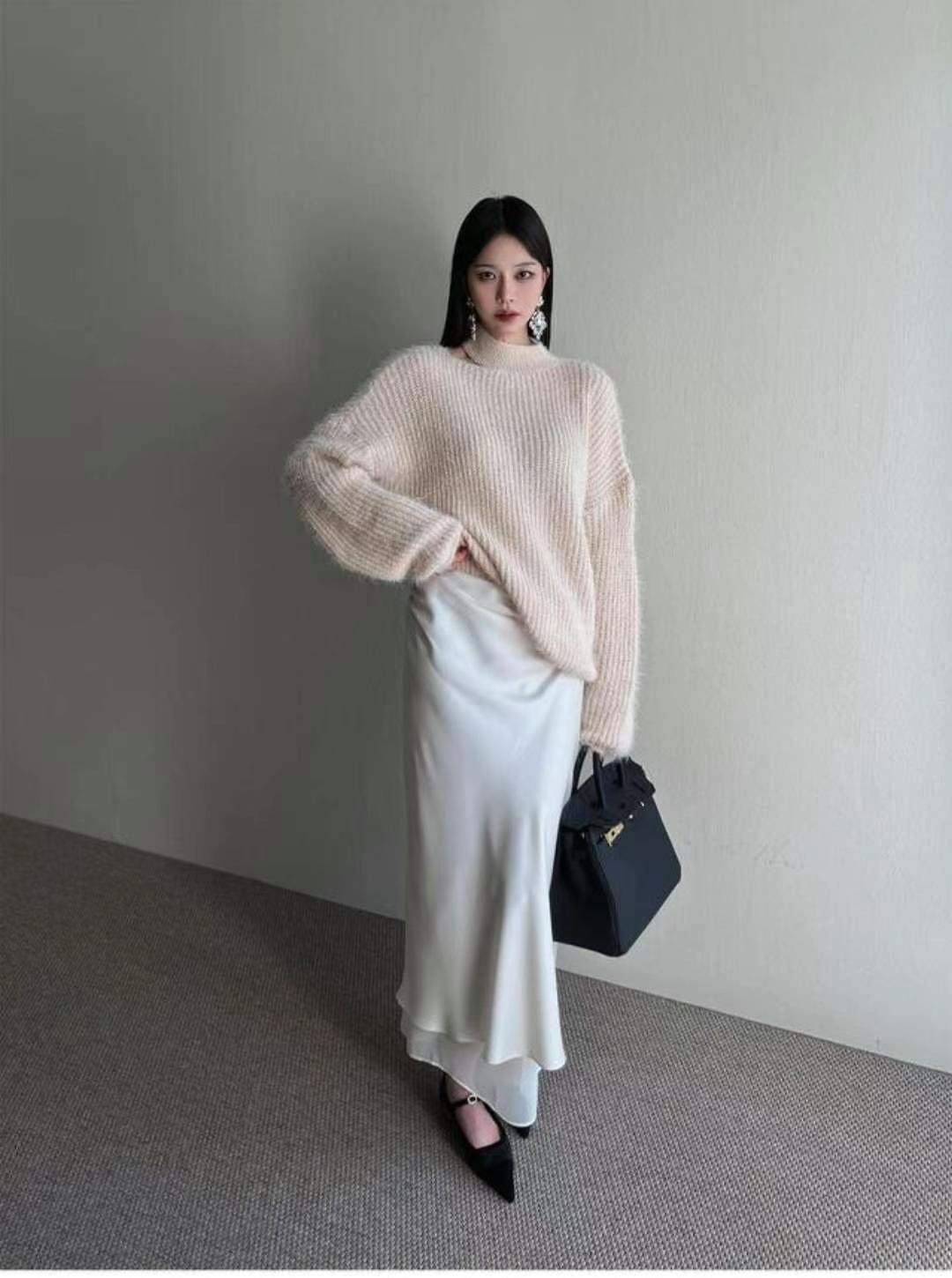 BABY SALON東大門實拍女裝新品人氣熱賣職業時尚推薦針織衫BABY SALON針織衫