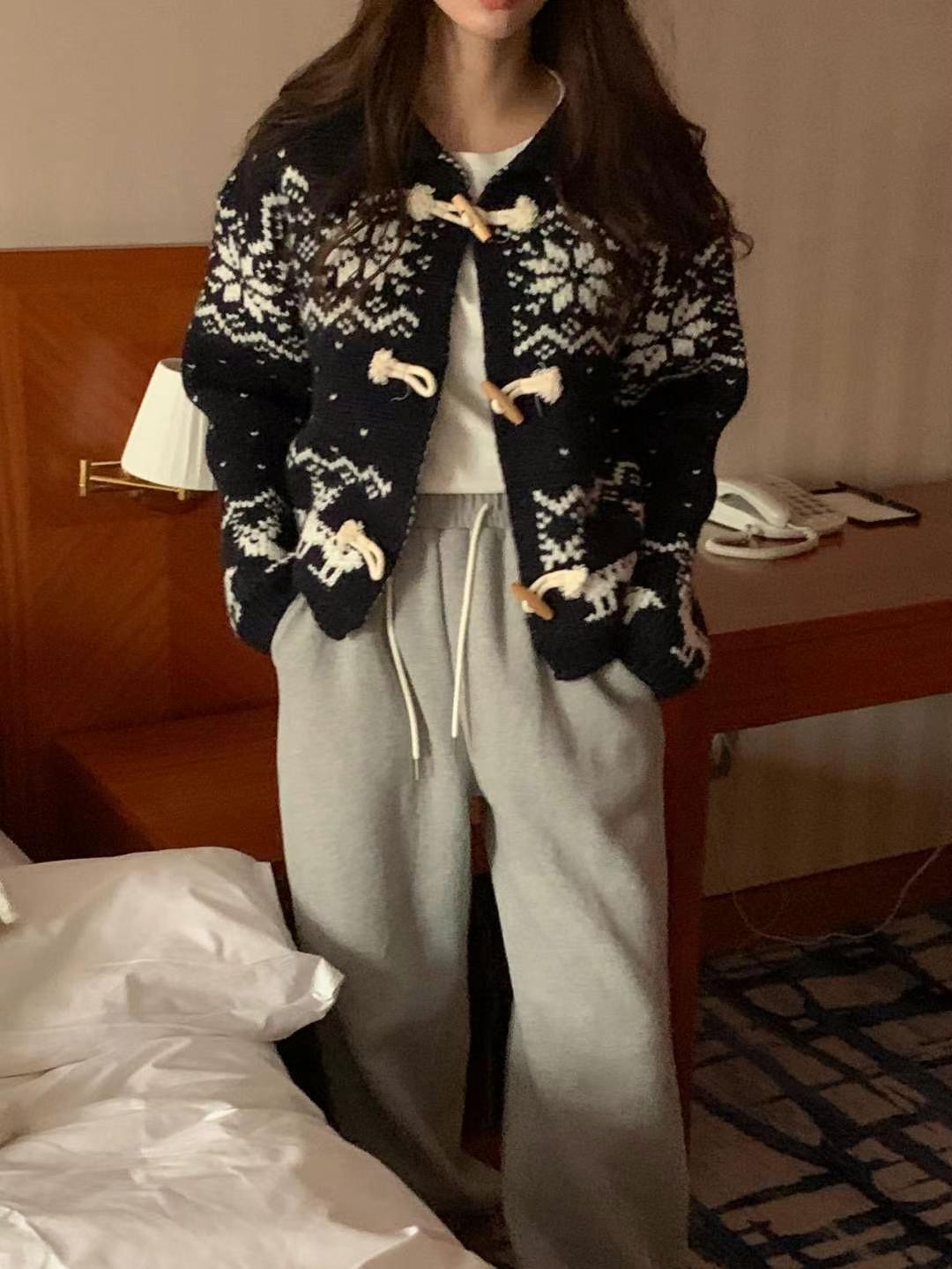 BABY SALON韓國直郵女裝新款推薦休閑真品25春夏人氣時尚毛衣BABY SALON毛衣