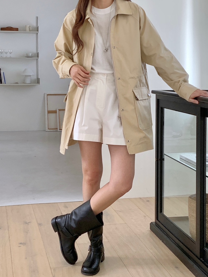 WOOD東大門代購女裝新品時尚真品推薦休閑熱賣25春夏人氣短褲WOOD短褲